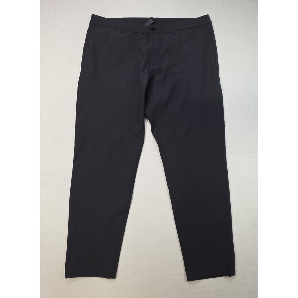 Lululemon Commision Pants Mens 40 X 29 Black LIMITED USE Stretch Warpstreme